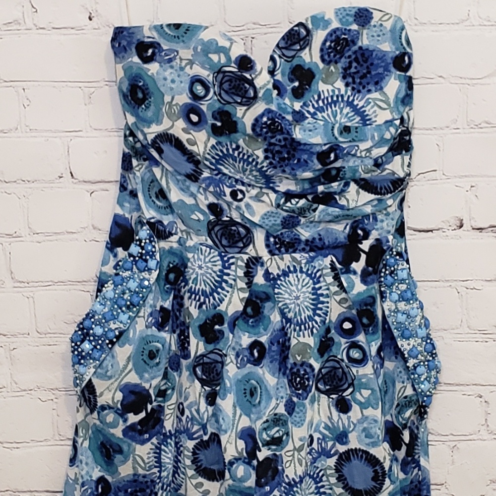 C. Luce Strapless, Sweetheart Dress
